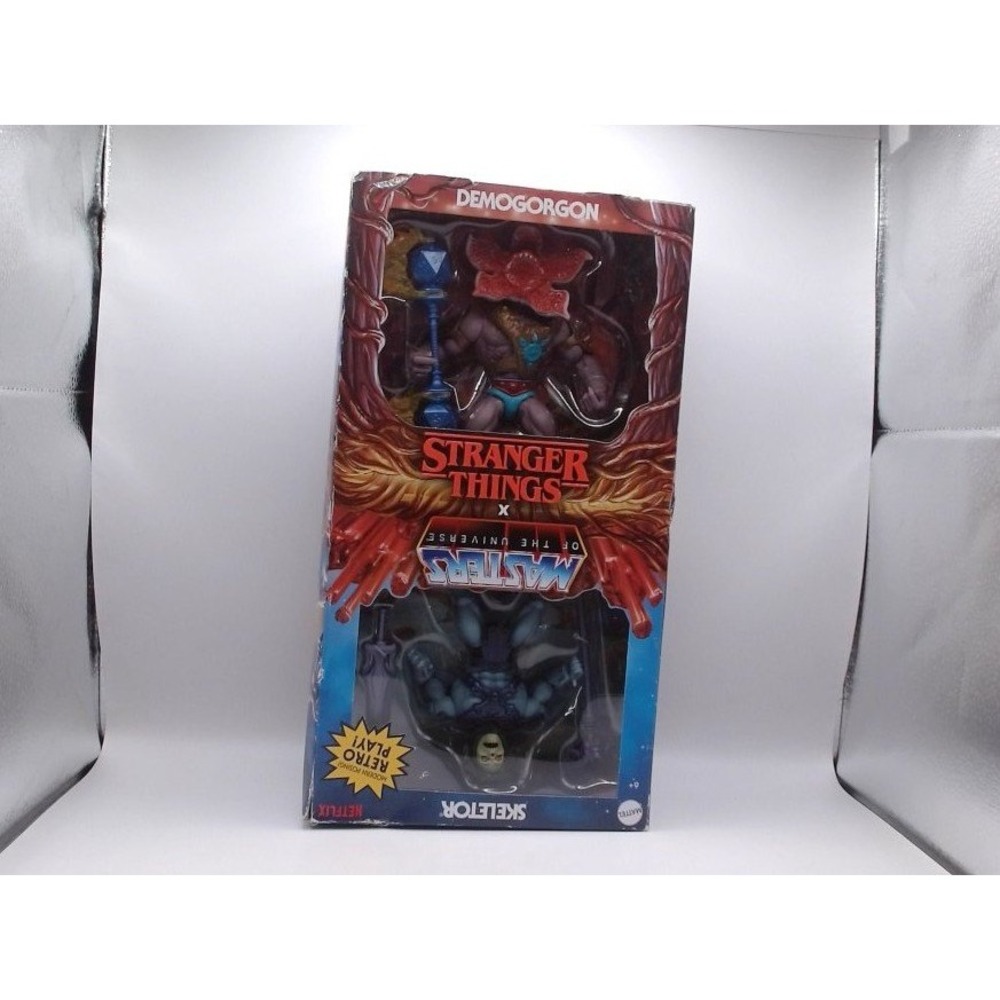 Masters of the Universe X Stranger Things Skeletor and Demogorgon Action Set
